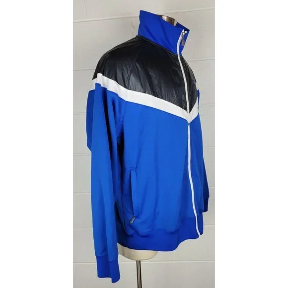 Nike Sportswear Mens Blue Black Victory Track Full Zip Jacket‎ 426769-442  XXL - Picture 5 of 11